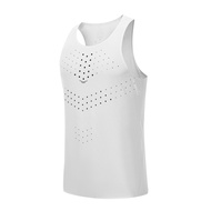 (XS-3XL)Lightweight Marathon Quick Dry Sport Vest Men Summer Running Fitness Elastic Mesh Tops Sleev