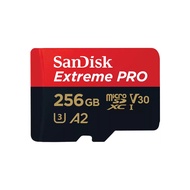 SanDisk Extreme Pro microSDXC, V30, U3, C10, A2, UHS-I, 200MB/s R, 90MB/s W, 4x6, SD adaptor, Lifetime Limited