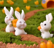 SET 5 MÔ HÌNH TIỂU CẢNH CHÚ THỎ CÀ RỐT TRANG TRÍ TERRARIUM/ DECORD MÔ HÌNH