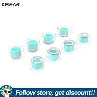 KBEAR KT02ซิลิโคนเหลวที่มีความหนาเหมาะกับผิวหู4คู่พร้อมหูฟังเคสใส่ของคุณภาพเสียง HiFi ตัดเสียงรบกวนอ