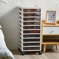 日本JEJ ASTAGE Aplos 日製辦公移動式A4文件收納櫃-10小抽