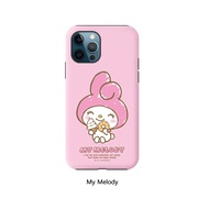(เคสคอมโบ)เคสไอโฟน Sanrio Melody แท้ 100% สำหรับ iPhone16 เคส 16pro 16promax เคส 15promax 15pro 15 เ