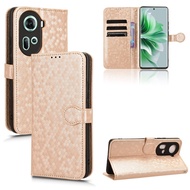 For OPPO Reno 11 5G Casing PU Leather Stand Holder OPPO Reno 11 5G Flip Wallet Stand Holder phone case