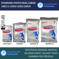 PP Standing Pouch 10X17.6cm 12x20cm 16x32cm 20x29cm Bluking Ziplock Plastic @50 Sheets