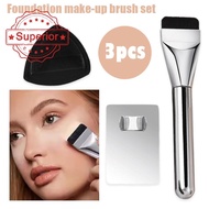Makeup Brush Set Flat Head Foundation Brush Makeup Tools I4