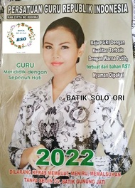 Blus PGRI Wanita 2022. Baju PGRI batik 2022 kemeja pgri seragam guru baju pgri wanita baju pgri pria