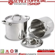 PREMIUM STOCK POT STAINLESS SUPRA SIZE 8 QT 7.5 LITER/
