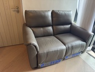 Cheers  芝華仕 Glasgow 兩座真皮電動梳化(極靠牆)