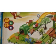 Kids Toy Train Set With Dinosaur Track