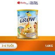 [Date T4/26] Sữa bột Abbott Grow 3+ 1.6Kg Cho Trẻ Từ 3 đến 6 Tuổi