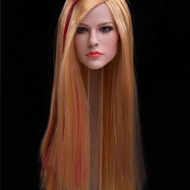 1/6 Soldier Head Carving Jxtoys-028 Avril Female Head Carving Singer Avril