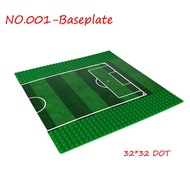1pcs Baseplate Football Basketball Base Plate Building Blocks Toys Compatible Lego Small Bricks 32*3