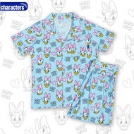 Disney ชุดนอนเด็กดีสนีย์แขนสั้น ขายาว 1-10ขวบ เด็กชายเด็กหญิง ผ้าcotton 100% สินค้าลิขสิทธิ์แท้ Char