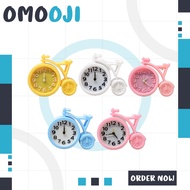 Omooji - Alarm Clock / Alarm Clock / Analog Clock / Cute Clock / Unique Clock / Bicycle Shaped Clock