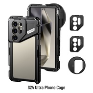 NEEWER S24 Ultra Phone Cage With 67Mm Filter Adapter Smartphone Video Rig Stabilizer For Samsung Gal