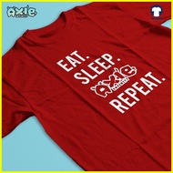 ✙ ◫ ▪ Axie Infinity Shirt - Eat Sleep Axie Repeat - Tshirt Men and Women