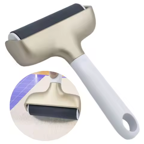 1 PC Gold Vinyl Rubber Roller, Reusable Applicator Reel, Compatible with Maker/Explore/Joy Xtra/Silh