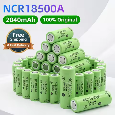 Original NCR18500A 3.7V 2040mAh Li-ion Rechargeable Battery for Panasonic Flashlight LED Torch Power