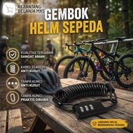 Anti-Theft Bike Helmet Lock 3 Digit Code