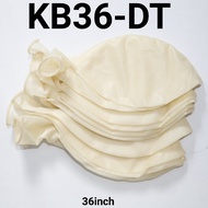 KB36-DT Latex balloon 36 inch 90 cm jumbo matte thick transparent single (Round Doff Latex Balloon) 