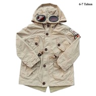 Andi Apple Parka Jacket for Boys Girls 6-7 Years Brown Goggle Second