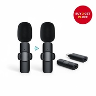 K9 Lavalier Wireless Mic for Type C, Audio/Video Recording, Vlogging, Interviews  K9 Lavalier Mikrof