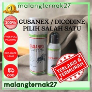 Gusanex dicodine obat semprot luka hewan sapi kambing sapi pmk gosanex gosanek gusanek spray