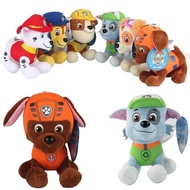 Brand New 6pcs/set 12cm Paw Patrol Toys Kid Plush Doll Dog Puppy Stuffed ToyFiremen Gift Action Toy