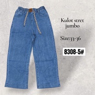 Felisha/8308-5 jeans culottes seluar jeans perempuan