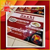 ✓ ☌ ● AIZ A4 Sintra Board Menu (Layout &print)