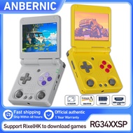Anbernic RG34XXSP 3.4'' IPS Screen Flip Handheld Console Linux System HDcompatible TV Output 64G 500