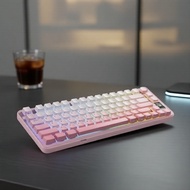 AULA S75Pro 75% Wireless Gaming Keyboard, Hot-Swappable RGB, PBT Keycaps, 4000mAh, LCD Knob