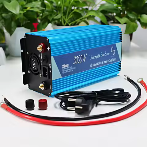 3kw Pure Sine Wave UPS Inverter DC 12V to AC 220V 50/60HZ 3000W Transformer Charge Battery UPS Suppl