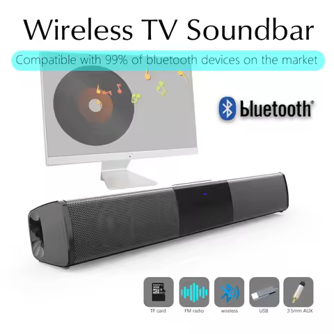 Home Theater Sound System Bluetooth Speaker Computer Speakers For TV Soundbar Box Subwoofer Radio Mu