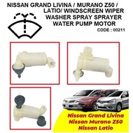 NISSAN GRAND LIVINA MURANO Z50/LATION WINDSCREEN WIPER WASHER SPRAY SPRAYER WATER PUMP MOTOR