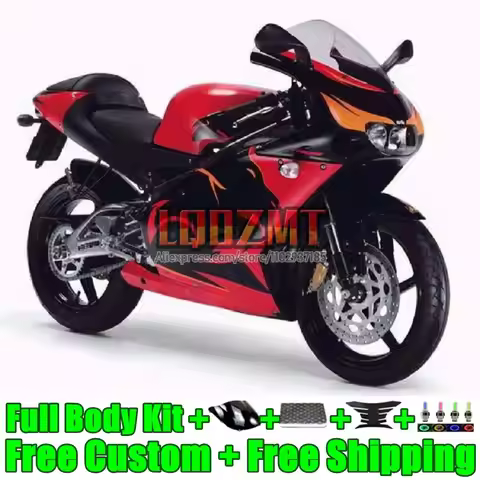 Glossy Red RS125R Kit For Aprilia RS 125 RS4 RS125 1999 2000 2001 2002 2003 2005 6LD.0 RSV125 RS-125