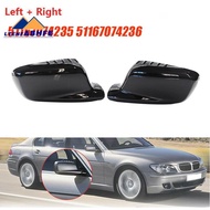 1Pair Car Rearview Mirror Covers Trim Caps for     E65 E66 E67 E46 Coupe E46  51167074236 5116707423