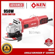 KEN 9810 / 9810A Angle Grinder 4" 100MM ( Slide Switch / Rear Switch )