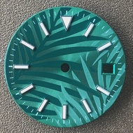 28.5mm Watch Dial Blue Green Luminous Watch Faces for ETA2836 Japan 8215/8200/821A Mingzhu 2813 Move