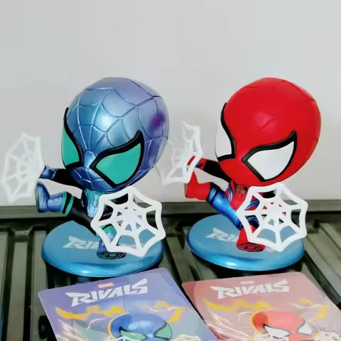 Genuine Hot Toys Mar-vel Rivals Cosbi Mini Figures Blind Box SpiderMan Magneta Collectible Figurine 