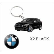 bm w x2 black keychain 2d x2 hitam