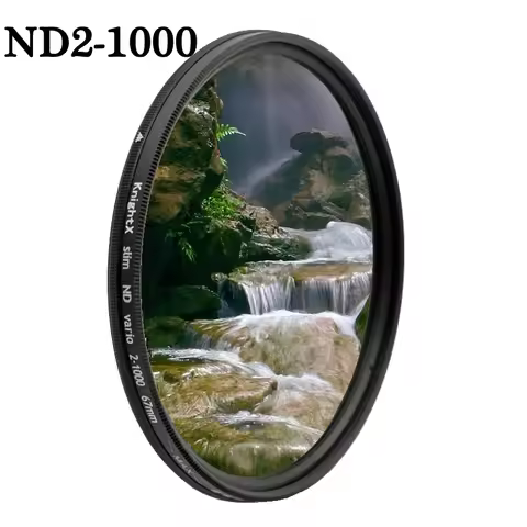 KnightX ND2-1000 Adjustable Neutral Density DSLR Camera Lens Filter accessories 52 For Nikon accesso