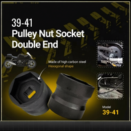 2 IN 1 39-41MM CVT Auto Clutch Pulley Pully Spanner Spana Socket Holder Scooter Box