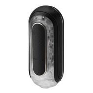 TENGA - [史上最強電動飛機杯！] FLIP 0 (ZERO) 電動版 [緊致黑色] - 重複使用型｜自慰杯 飛機杯