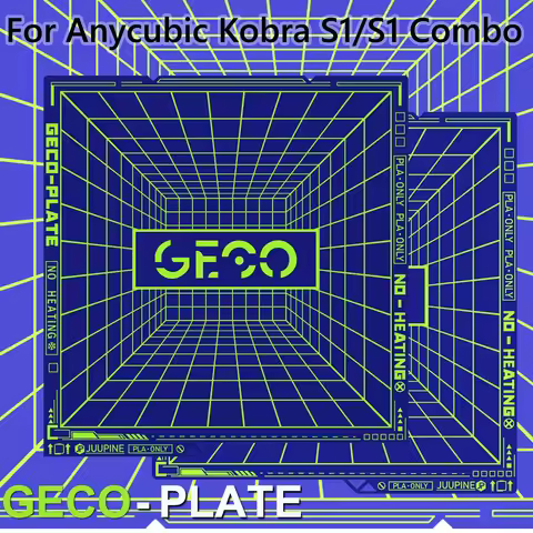 Geco Pla Plate For Anycubic Kobra S1 Cold Plate Super Adhesion Kobra S1 Combo Build Plate Double Sid