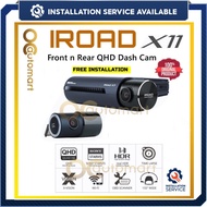 IROAD X11 64GB Front n Rear QHD 2K Dash Cam Dual Channel Sony Starvis Sensor Rear HDR
