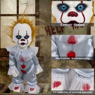 Halloween Haunted House Escape Horror Resurrection Clown Doll Ghost Doll Doll Halloween Gift Decorat
