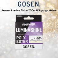 GOSEN Answer Lumina Shine 200m 0.3 gauge Yellow