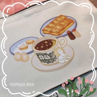 HUMBLE BEE Kopi O Pouch Malaysia souvenir cute gift coffee bread breakfast