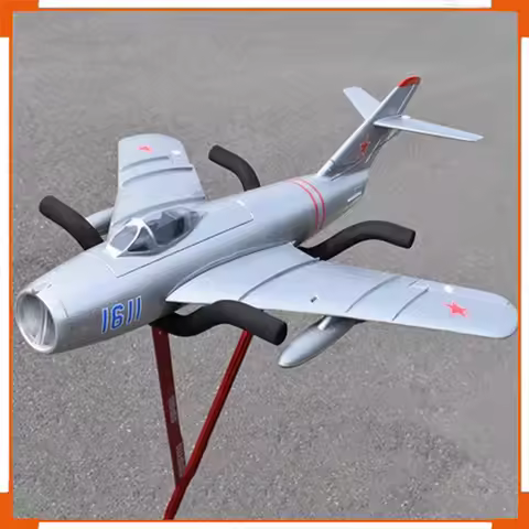 Divine Eagle Mig-17 Model Remote Controlled Aircraft 50mm Channel RC Fighter Plane with Fixed Wings 